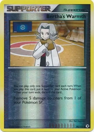 Rising Rivals Bertha's Warmth #90/111 reverse holo